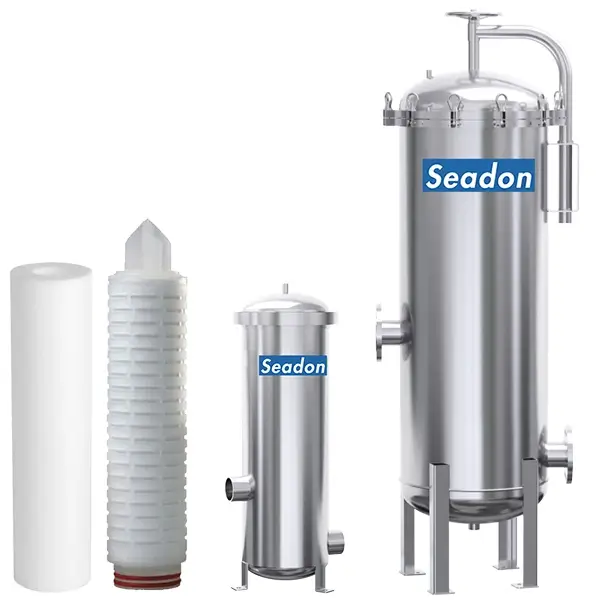 industrial cartridge filter housing