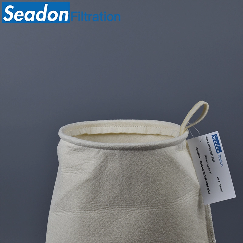 HTNG high temperature Nomex (Meta-Aramid) liquid filter bags with SNAP-RING